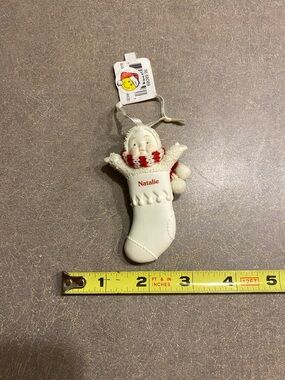 “Natalie” Vintage Christmas Ornament From Wal-Mart Child With Scarf